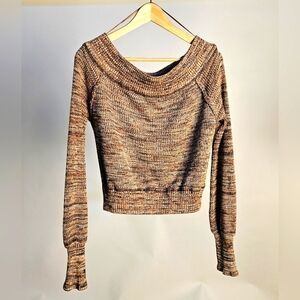 Free People Boat Neck Knit Top